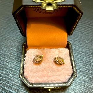 EUC- Juicy Couture Strawberry Stud Earrings